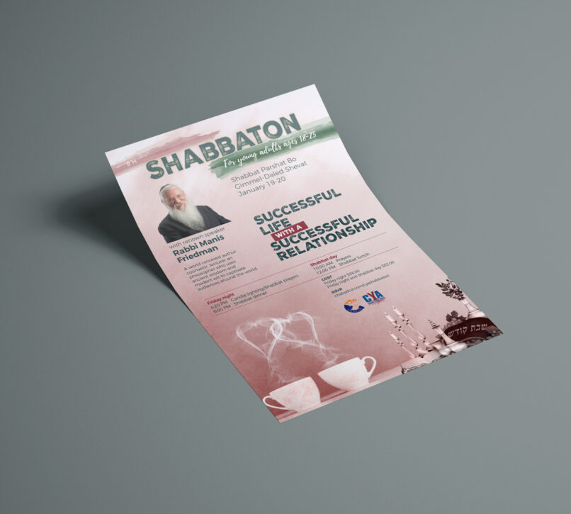 Shabbaton flyer